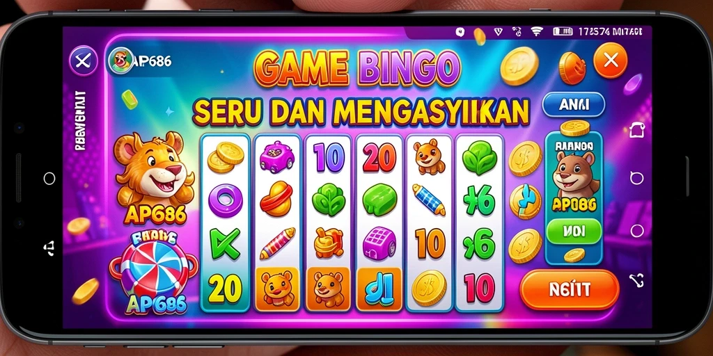 Tampilan gameplay yang seru dalam game Bingo AP686.
