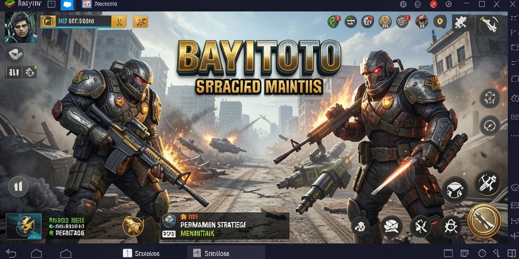 Tampilan gameplay menegangkan dari BAYITOTO yang penuh strategi.