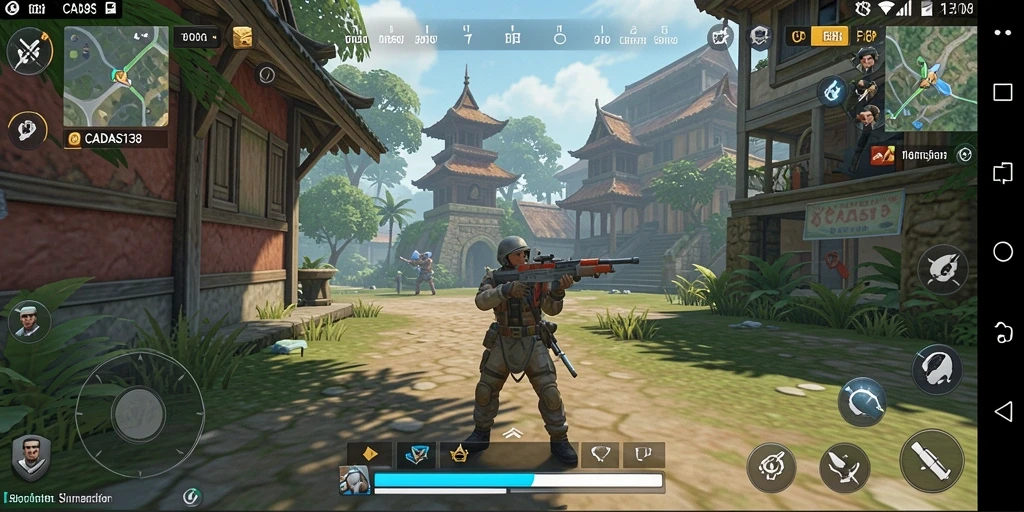 Tampilan gameplay menarik dalam CADAS138.