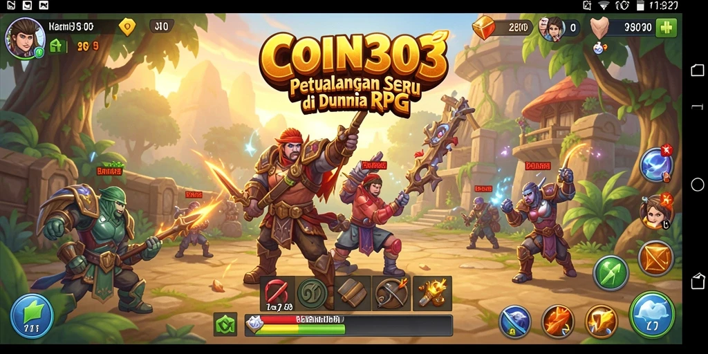 Tampilan gameplay RPG yang menakjubkan dan penuh aksi.
