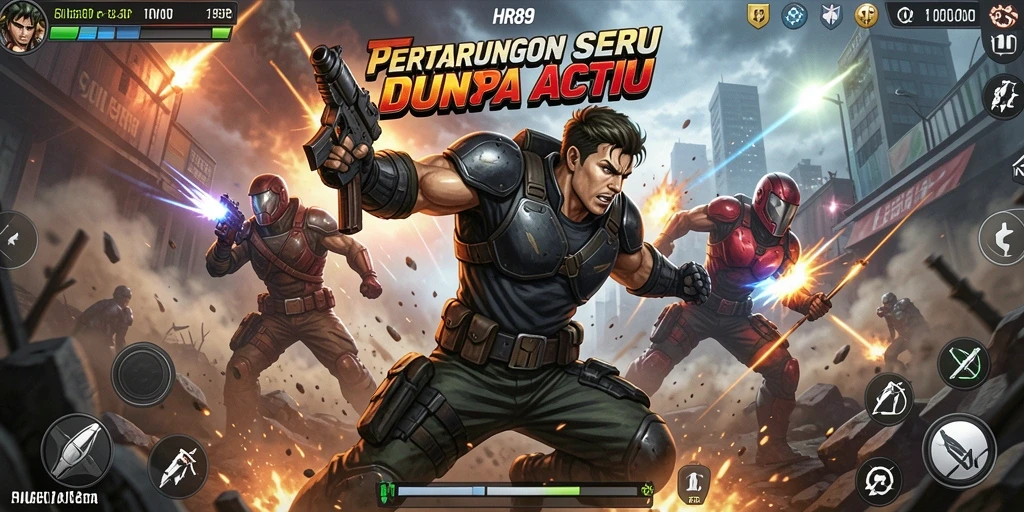 Gameplay action intens dan grafis menakjubkan di HR89.