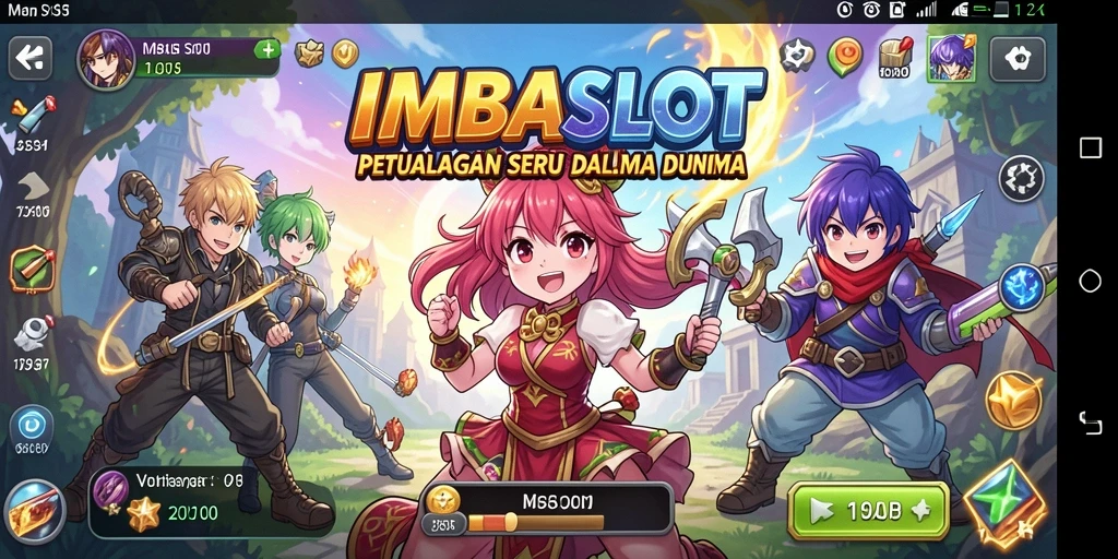 Demo gameplay IMBASLOT dengan karakter anime yang menarik.