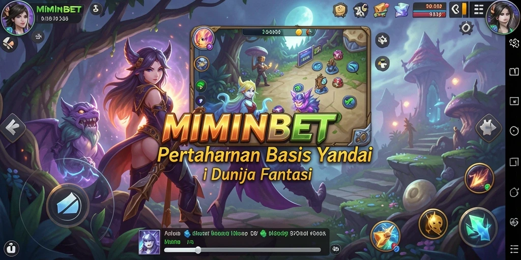 Screenshot gameplay MIMINBET dengan aksi Tower Defense yang mendebarkan.