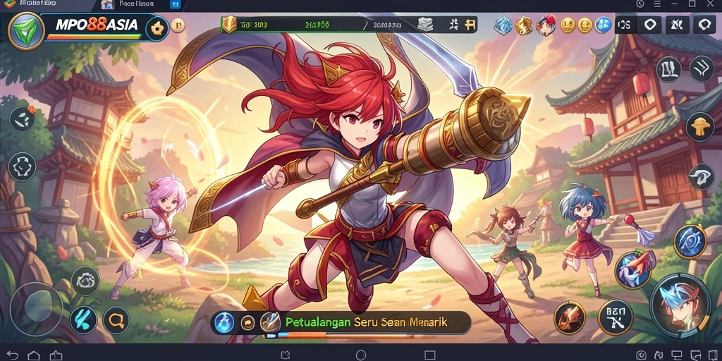 Tampilan visual yang menakjubkan dari gameplay MPO88ASIA.