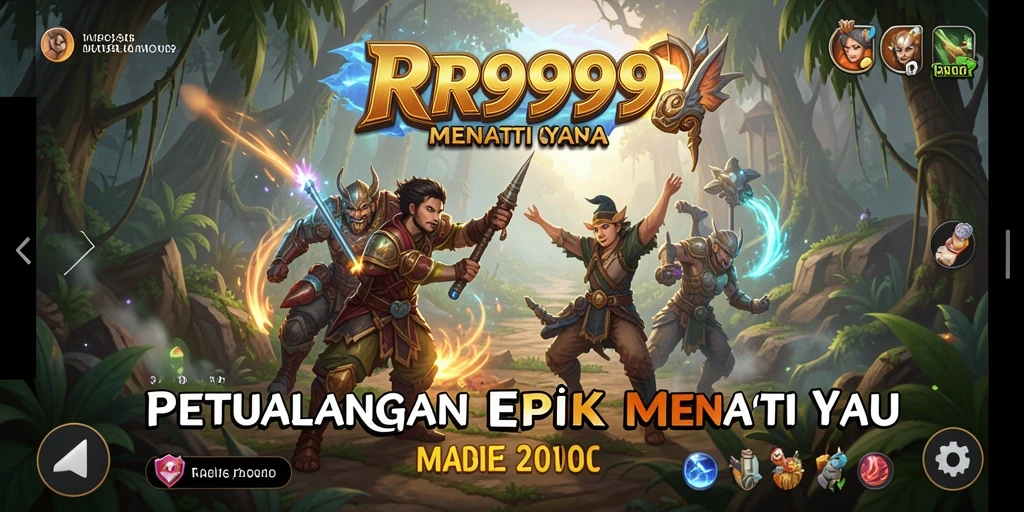 Tampilan gameplay RR999 yang penuh aksi dan petualangan.