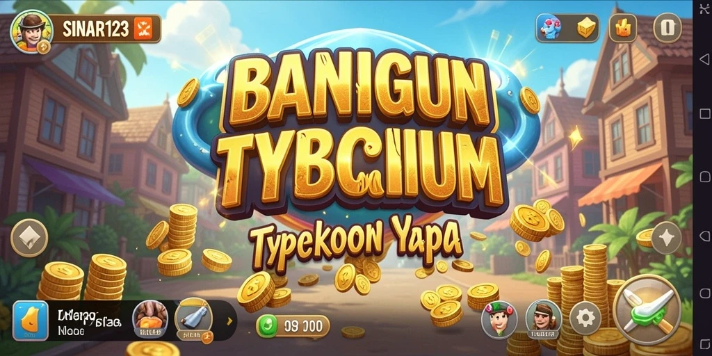 Tangkap layar gameplay SINAR123 yang menampilkan proses pembangunan bisnis.