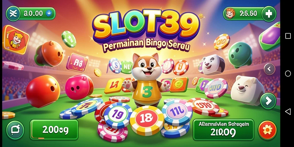 Tampilan gameplay SLOT39 yang seru dan menarik di aplikasi Bingo.