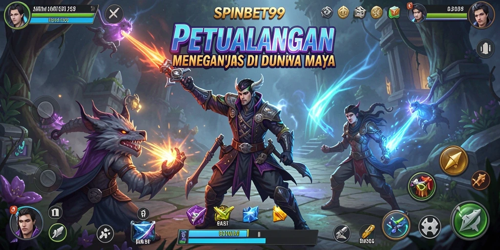 Tampilan gameplay SPINBET99 yang mengasyikan dan mendebarkan.