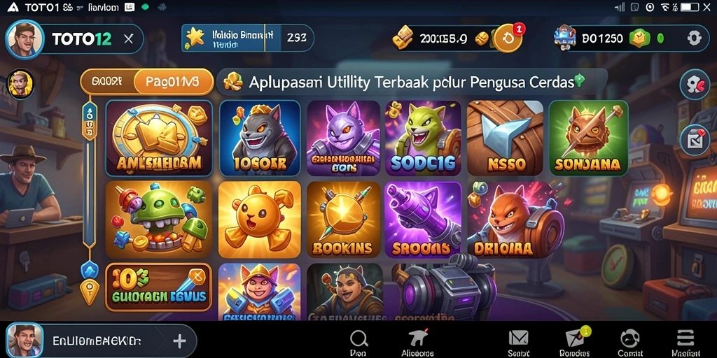 Tampilan utama aplikasi TOTO12 yang menampilkan fitur pengingat dan manajemen catatan.